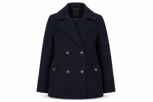 Jasper Conran Women's Black Pea Coat Size 14
