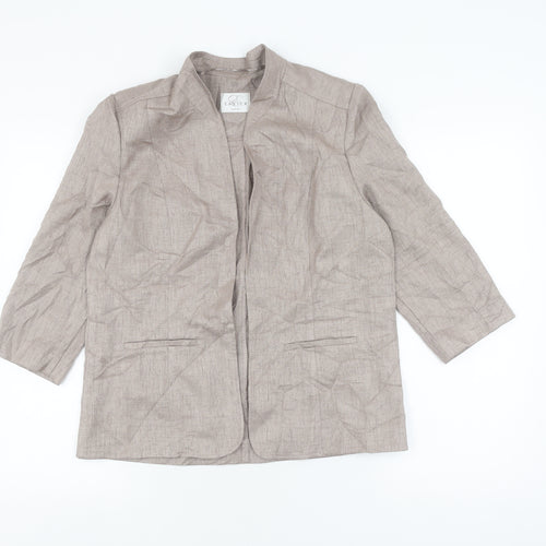 Eastex Women's Beige Suit Jacket Blazer Size 12