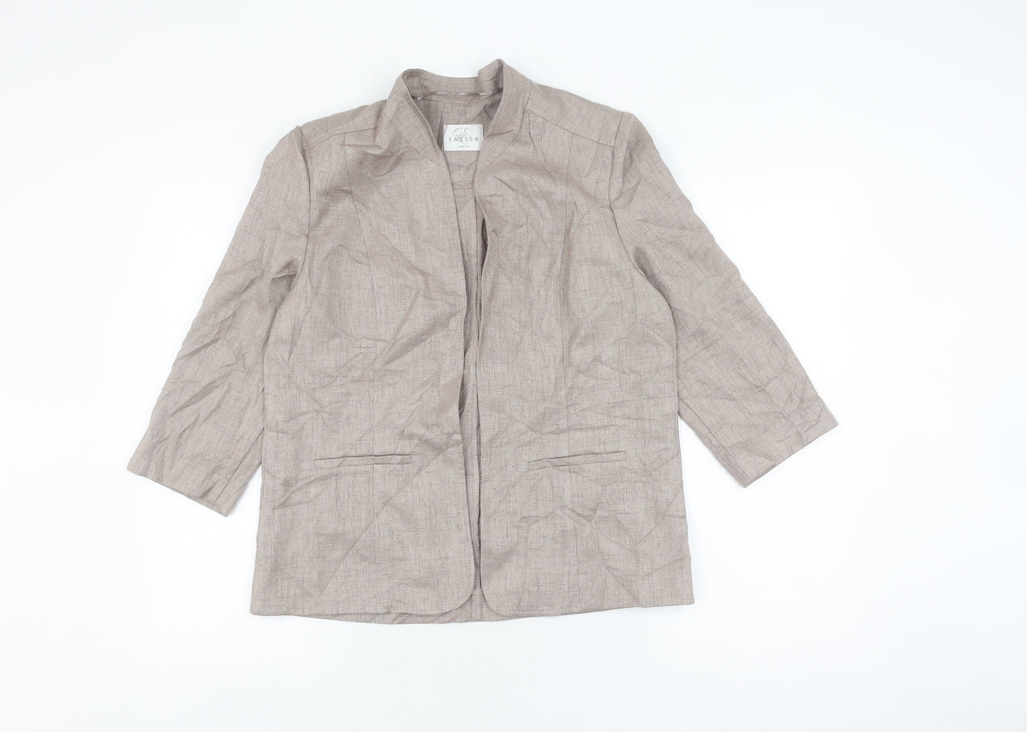 Eastex Women's Beige Suit Jacket Blazer Size 12