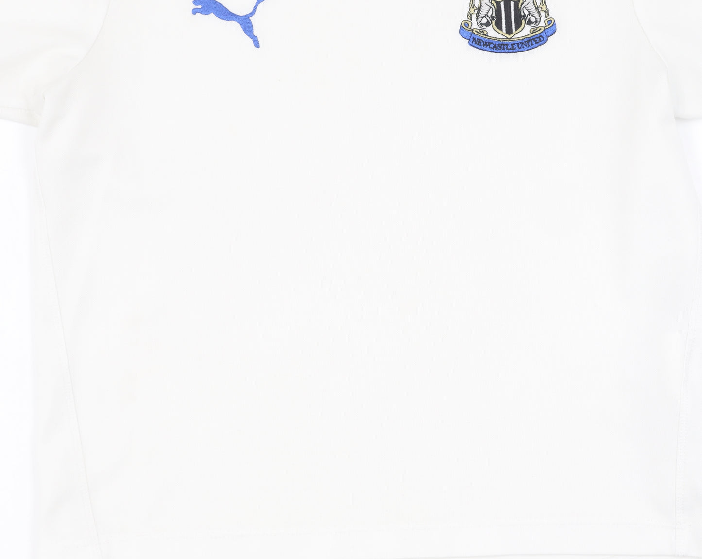 Puma Boys White Medium Football Jersey T-Shirt