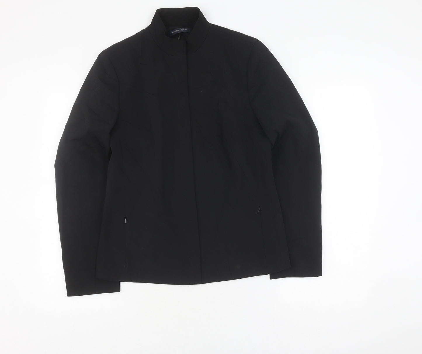 Windsmoor Women's Black Jacket Size 12 Polyester Blend