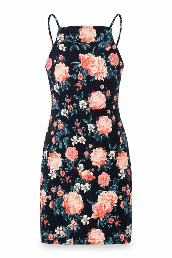 Front view of SuperDry Women's Multicoloured XS Floral Slip Dress