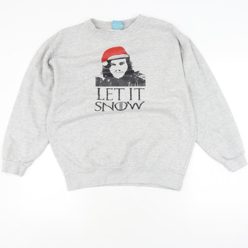 Active Sweats Unisex Grey Medium Game of Thrones Sweatshirt