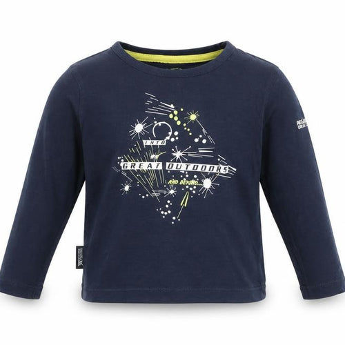 Regatta Unisex Kids Blue Graphic T-Shirt 3-4 Years