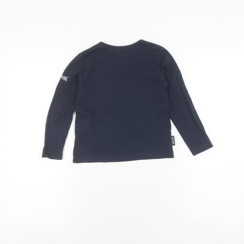 Regatta Unisex Kids Blue Graphic T-Shirt 3-4 Years