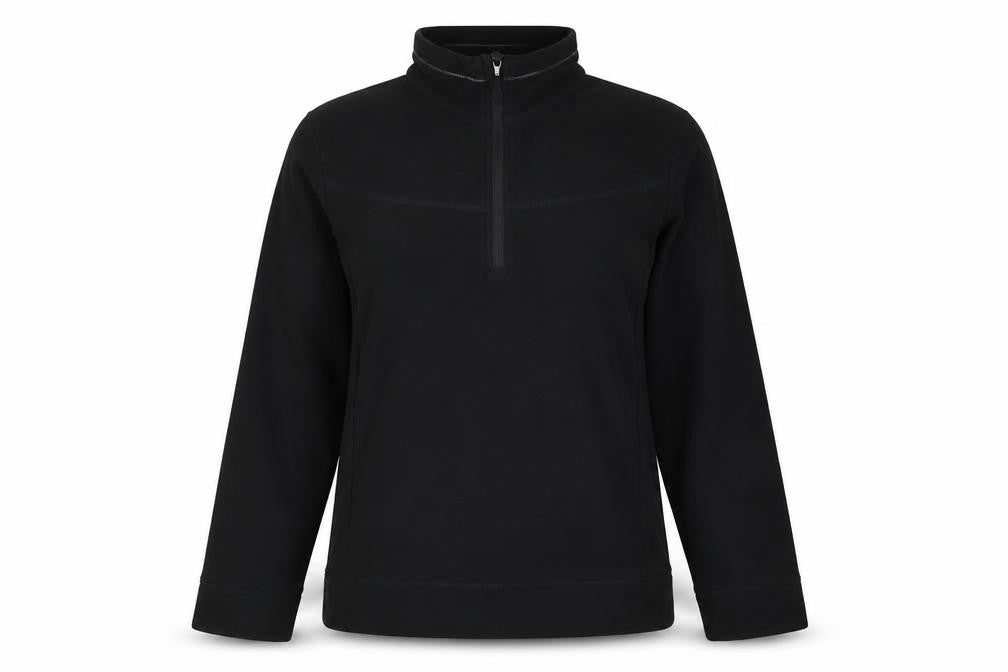 Front view of Champion Women's Black Medium Pullover Sweatshirt