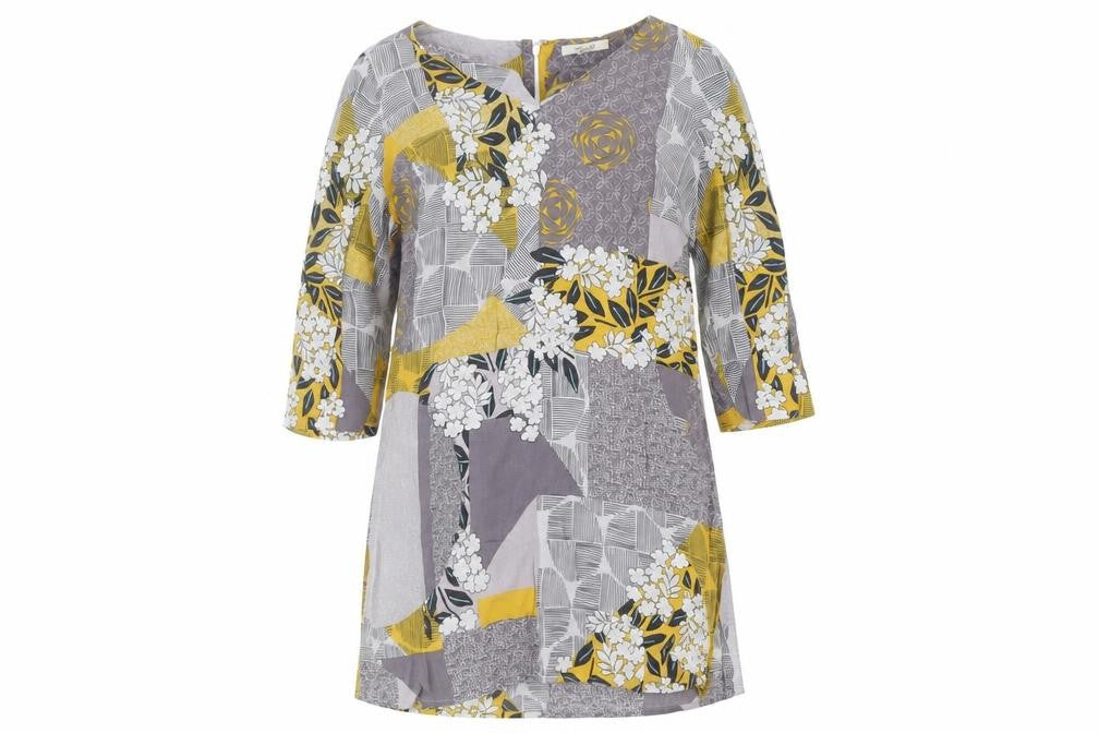 Front view of White Stuff Women's Multicolour Shift Dress, size 10