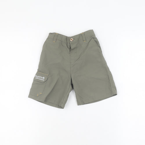 Regatta Boys Green Utility Shorts 3-4 Years Hiking Outdoor