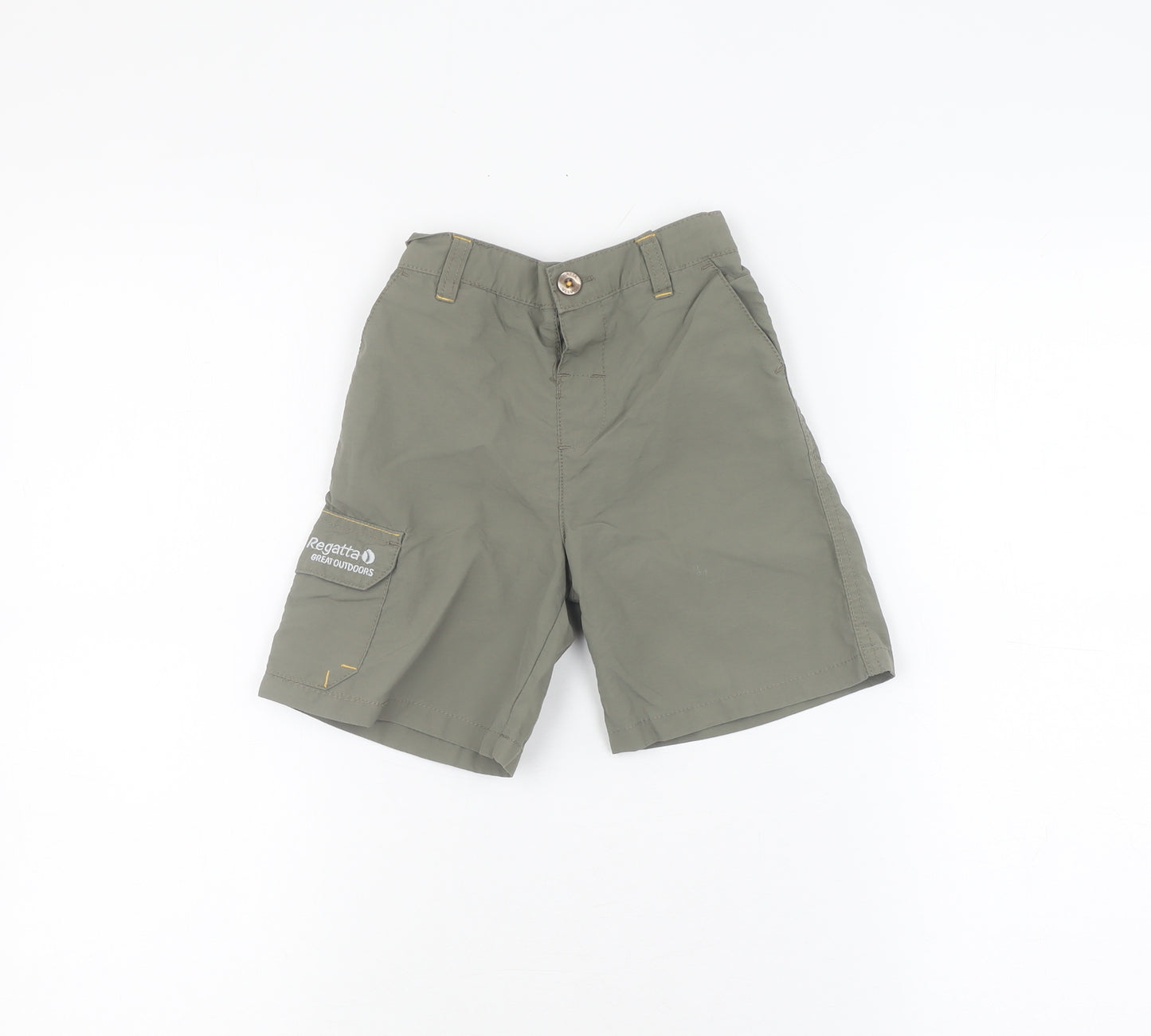 Regatta Boys Green Utility Shorts 3-4 Years Hiking Outdoor