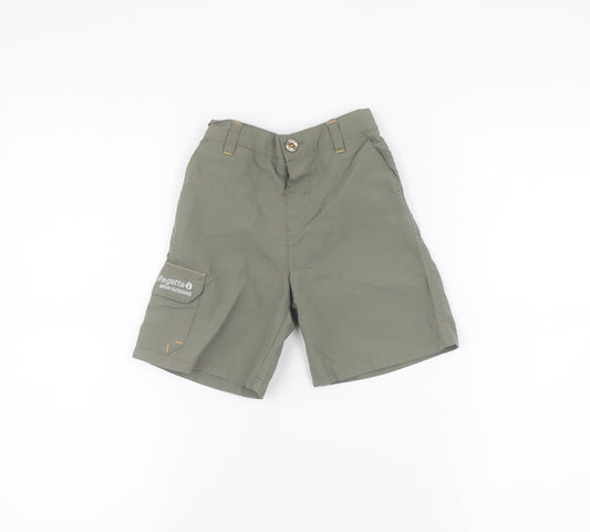 Regatta Boys Green Utility Shorts 3-4 Years Hiking Outdoor