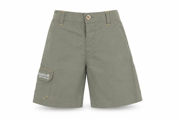 Regatta Boys Green Utility Shorts 3-4 Years Hiking Outdoor