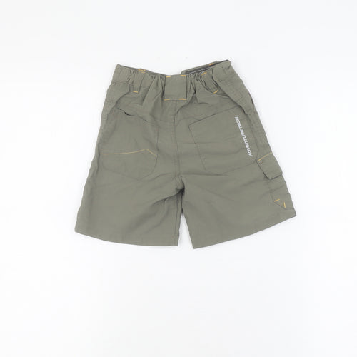 Regatta Boys Green Utility Shorts 3-4 Years Hiking Outdoor