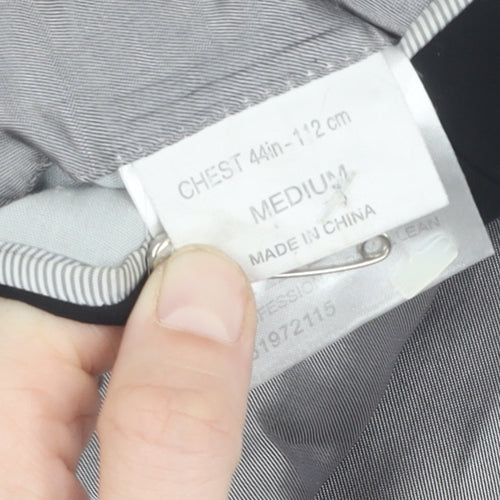 Moss Bros Men's Black Wool Blazer - Shawl Lapel, 44R Tuxedo