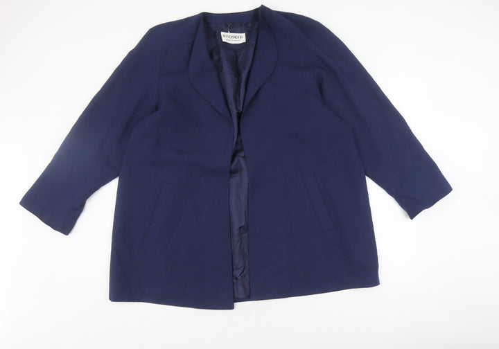 Windsmoor Women's Blue Blazer Jacket Size 10