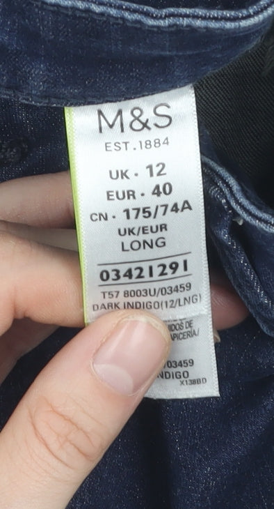 Marks and Spencer Women's Blue Jeans UK Size 12