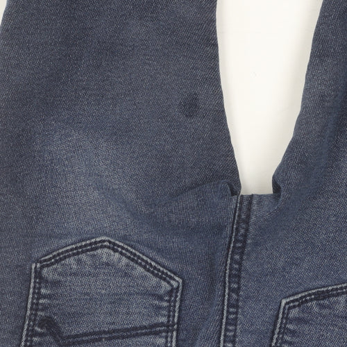 Next Unisex Blue Jogger Jeans 24 Months Cotton Blend