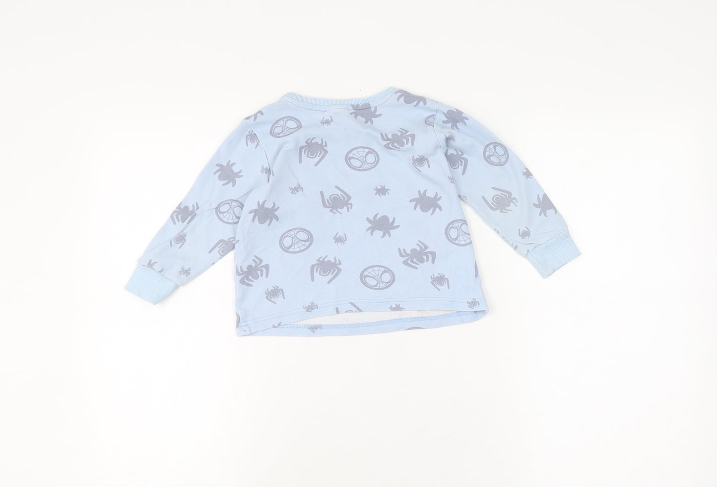 Marvel Boys Blue Spidey Graphic Long Sleeve T-Shirt 2-3 Yrs