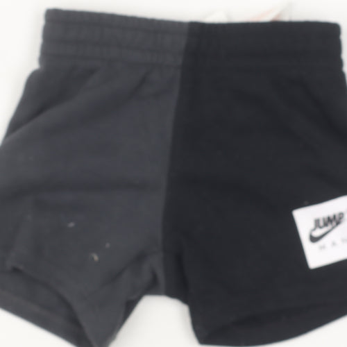 Nike Unisex Baby Black Sports Shorts 12 Months