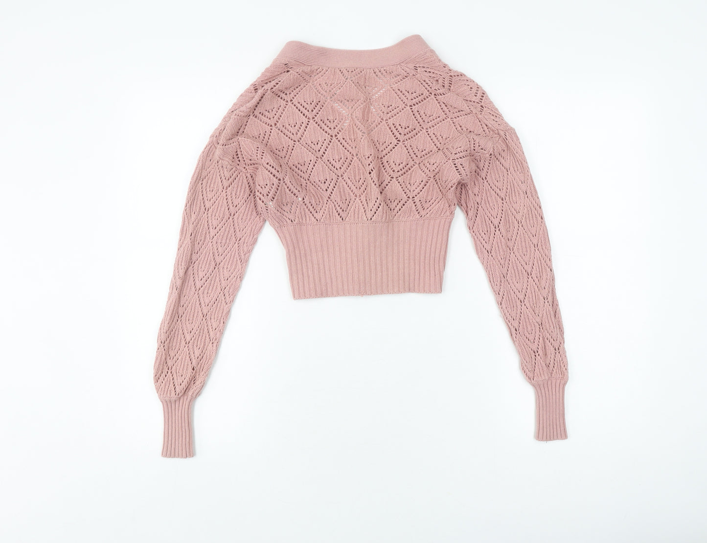 Wilfred Women's Pink Cardigan, 2XS, V-Neck Knit