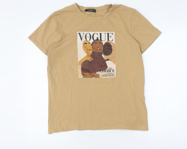 Mademoiselle Moore Beige Women's T-Shirt L