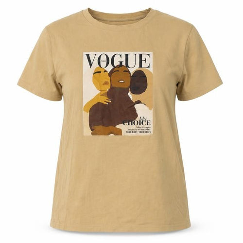 Mademoiselle Moore Beige Women's T-Shirt L