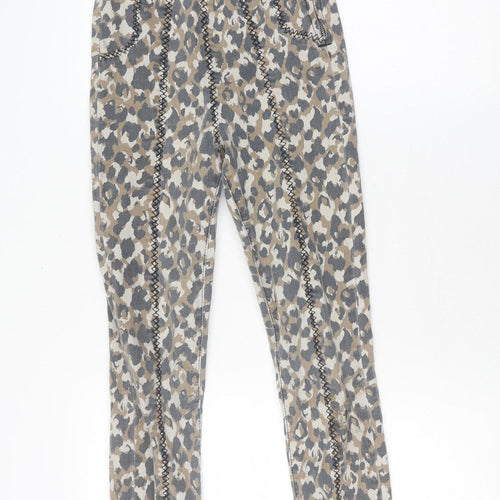 ASOS Girls Multicoloured Animal Print Trousers Size 6
