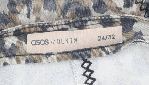 ASOS Girls Multicoloured Animal Print Trousers Size 6