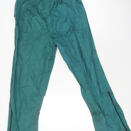 Peter Storm Women's Green Rain Trousers, Size L, Elastic Waist