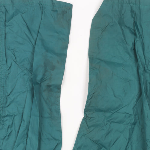 Peter Storm Women's Green Rain Trousers, Size L, Elastic Waist