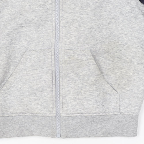 Lacoste Boys Grey Full Zip Hoodie - Size 10