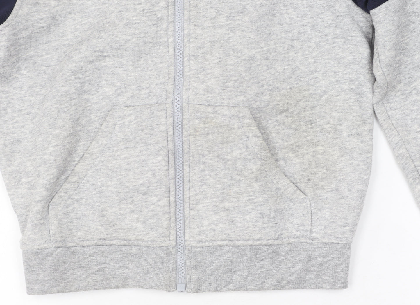 Lacoste Boys Grey Full Zip Hoodie - Size 10