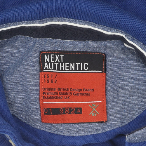 Next Blue Boys Polo Shirt - Size 12 Regular Fit