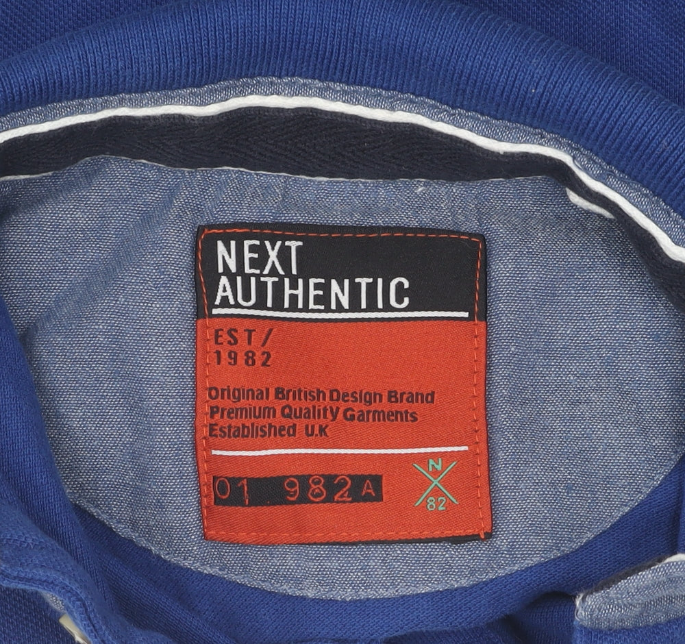 Next Blue Boys Polo Shirt - Size 12 Regular Fit