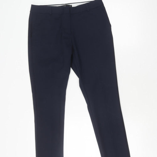 Cortelle Women's Blue Straight Trousers Size 10