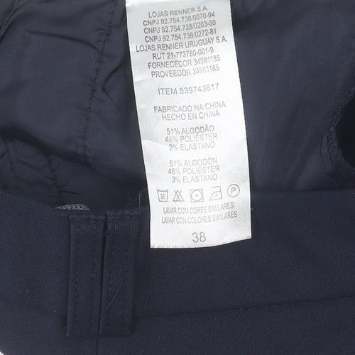Cortelle Women's Blue Straight Trousers Size 10