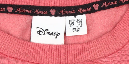 Disney Women's Pink Minnie Mouse Sweatshirt, Size S