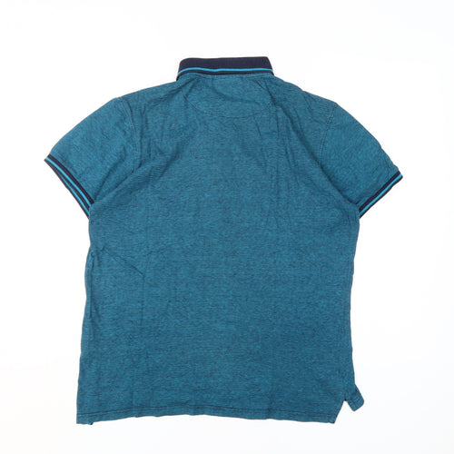 Pierre Cardin Men's Blue Polo Shirt, M, Regular Fit