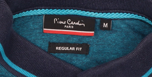Pierre Cardin Men's Blue Polo Shirt, M, Regular Fit