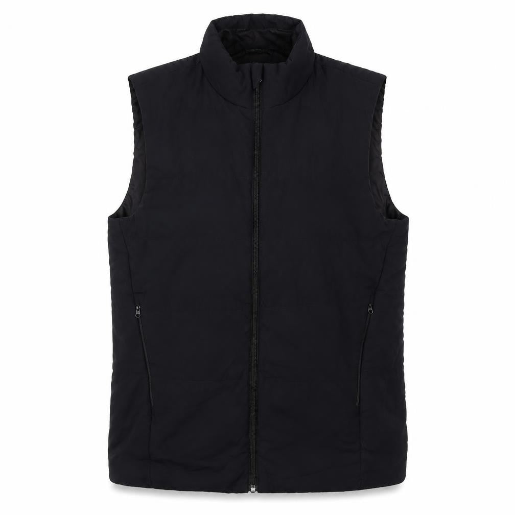 Front view of Decathlon Women's Black Polyester Waistcoat S