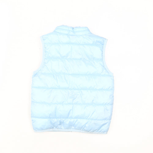 Peppa Pig Boys Blue Puffer Jacket 2-3 Years Quilted Lined