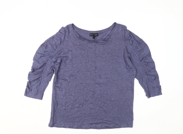 Phase Eight Women's Blue Jersey T-Shirt, Size 12