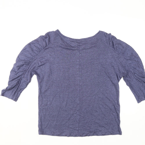 Phase Eight Women's Blue Jersey T-Shirt, Size 12