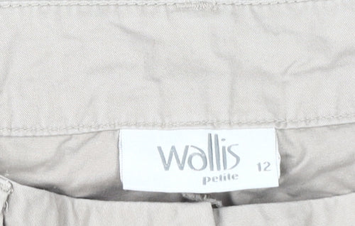 Wallis Women’s Beige Chino Trousers Size 12 Petite