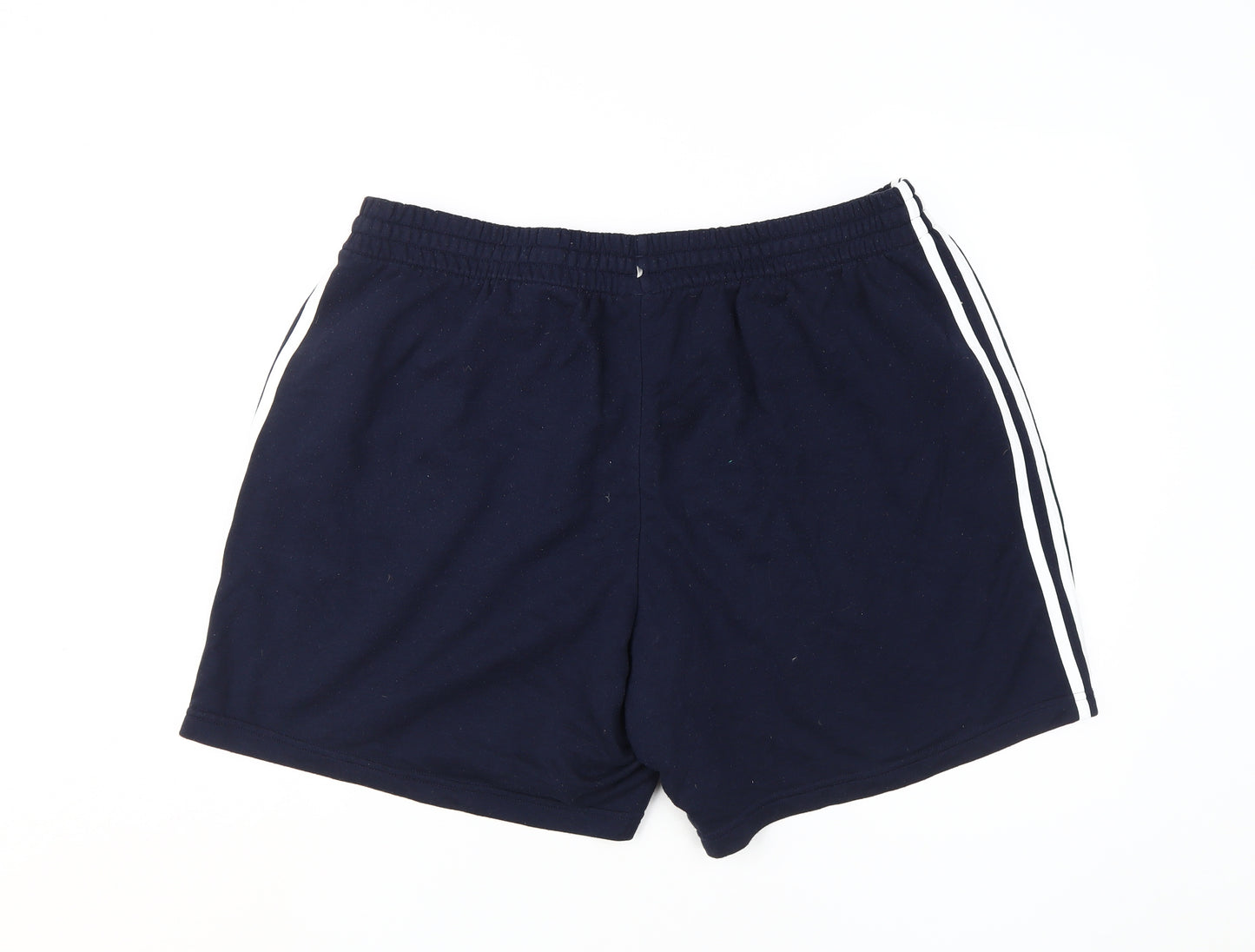 Adidas Unisex Blue Sweat Shorts 2XL Gym & Training