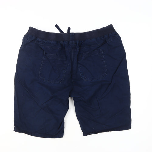 Cotton Traders Women's Blue Chino Shorts Size 16