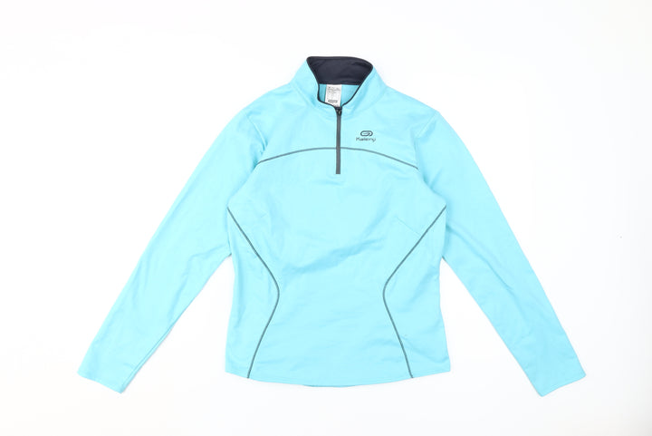 Decathlon Women's Blue 2XS Henley Sweatshirt