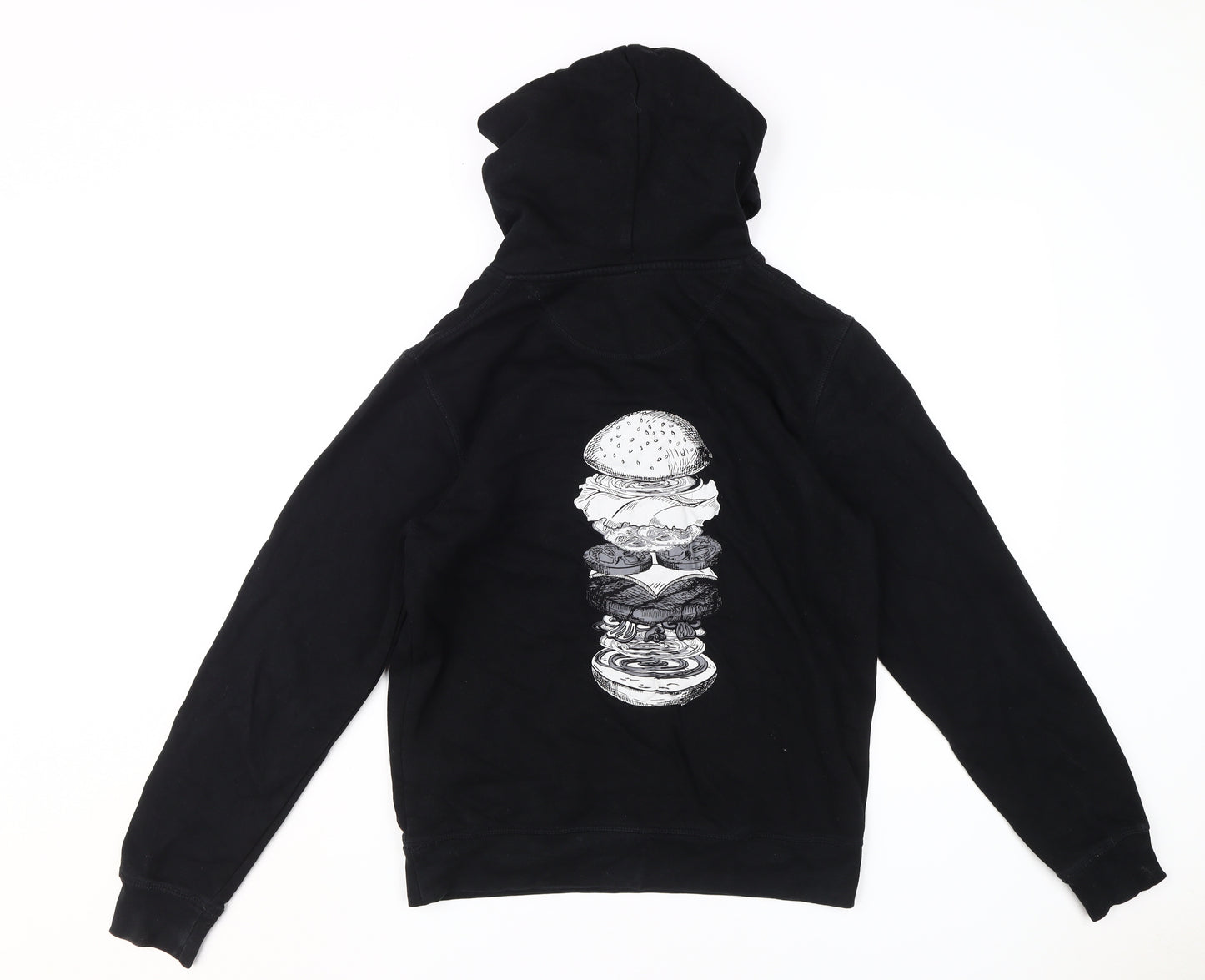 Five Guys Unisex Black XS Pullover Hoodie