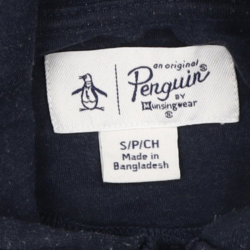 Penguin Men's Blue Full Zip Hoodie Size S