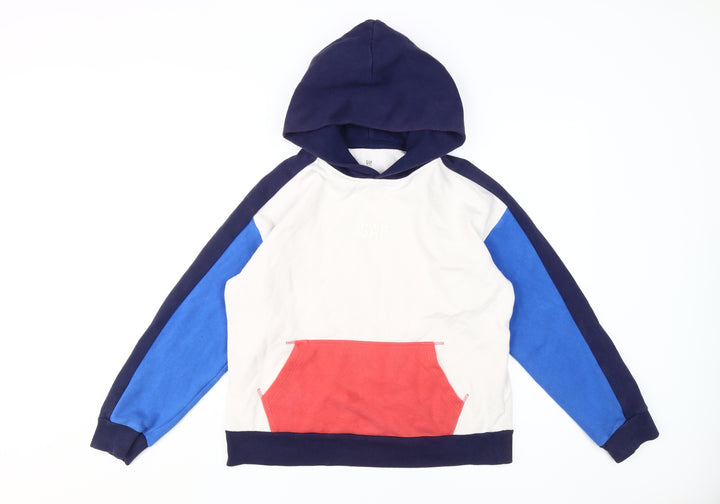 GAP Boys Multicoloured XL Pullover Hoodie - Casual Colourblock