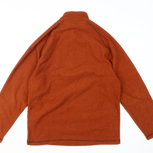 Trespass Men's Brown Pullover Sweatshirt, Medium, 1/4 Zip